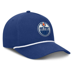 NHL Edmonton Oilers Fanatics Authentic Pro Rink Roper A-Frame Adjustable Hat - Royal