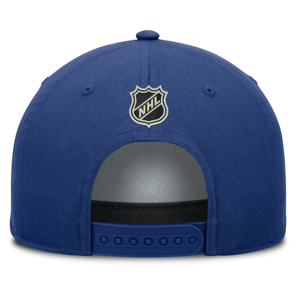 NHL Edmonton Oilers Fanatics Authentic Pro Rink Roper A-Frame Adjustable Hat - Royal