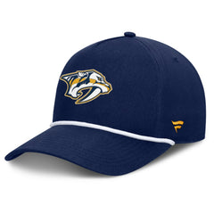 NHL Nashville Predators Fanatics Authentic Pro Rink Roper A-Frame Adjustable Hat - Navy