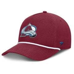 NHL Colorado Avalanche Fanatics Authentic Pro Rink Roper A-Frame Adjustable Hat - Burgundy