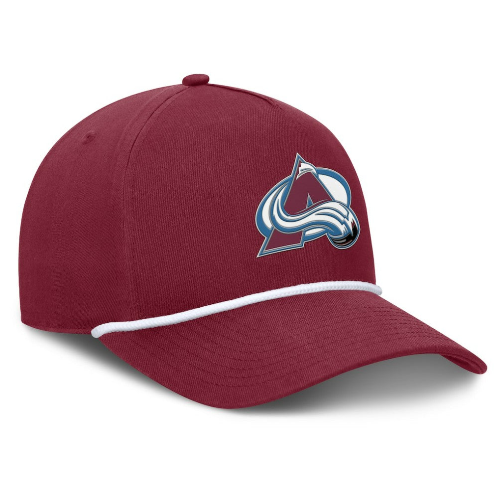 NHL Colorado Avalanche Fanatics Authentic Pro Rink Roper A-Frame Adjustable Hat - Burgundy