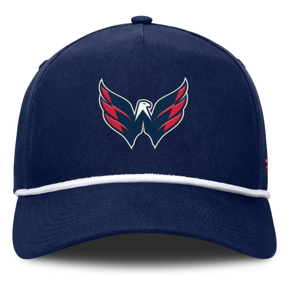 NHL Washington Capitals Fanatics Authentic Pro Rink Roper A-Frame Adjustable Hat - Navy