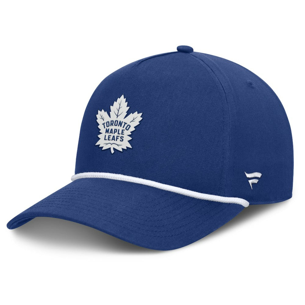 NHL Toronto Maple Leafs Fanatics Authentic Pro Rink Roper A-Frame Adjustable Hat - Blue
