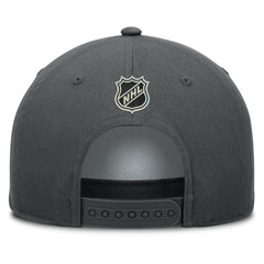 NHL Vegas Golden Knights Fanatics Authentic Pro Rink Roper A-Frame Adjustable Hat - Charcoal