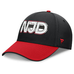 NHL New Jersey Devils Fanatics Authentic Pro Rink Team Code Flex Hat - Black/Red