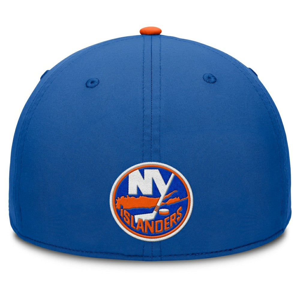 NHL New York Islanders Fanatics Authentic Pro Rink Team Code Flex Hat - Royal/Orange
