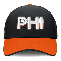 NHL Philadelphia Flyers Fanatics Authentic Pro Rink Team Code Flex Hat - Black/Orange