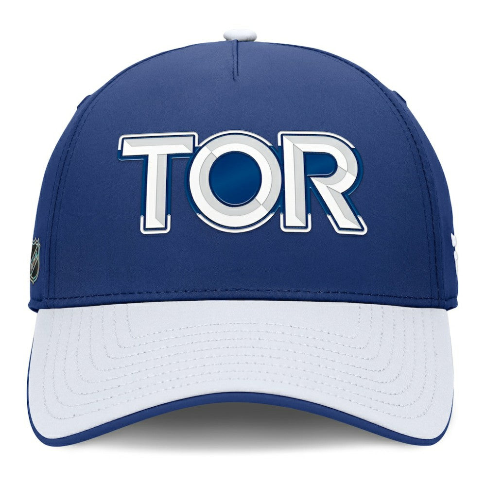 NHL Toronto Maple Leafs Fanatics Authentic Pro Rink Team Code Flex Hat - Blue/White