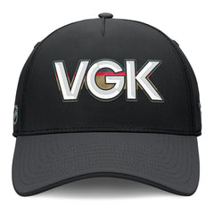 NHL Vegas Golden Knights Fanatics Authentic Pro Rink Team Code Flex Hat - Black/Charcoal