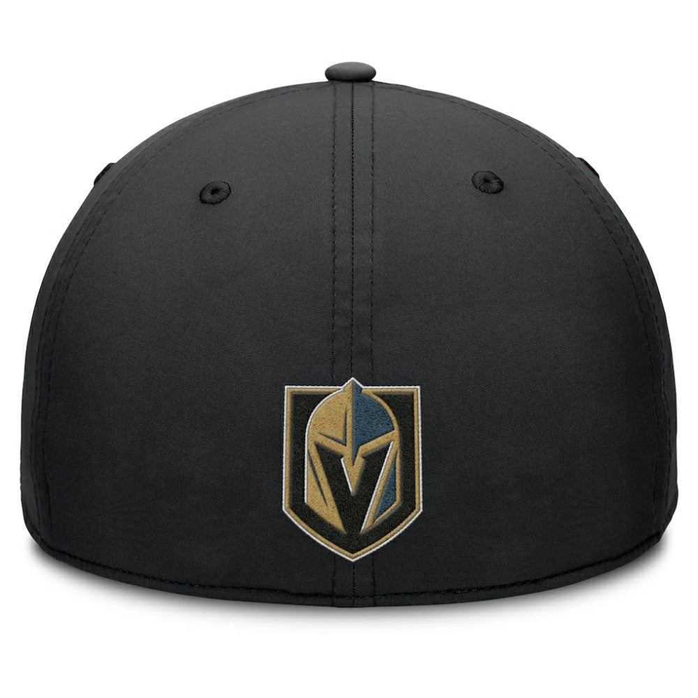 NHL Vegas Golden Knights Fanatics Authentic Pro Rink Team Code Flex Hat - Black/Charcoal