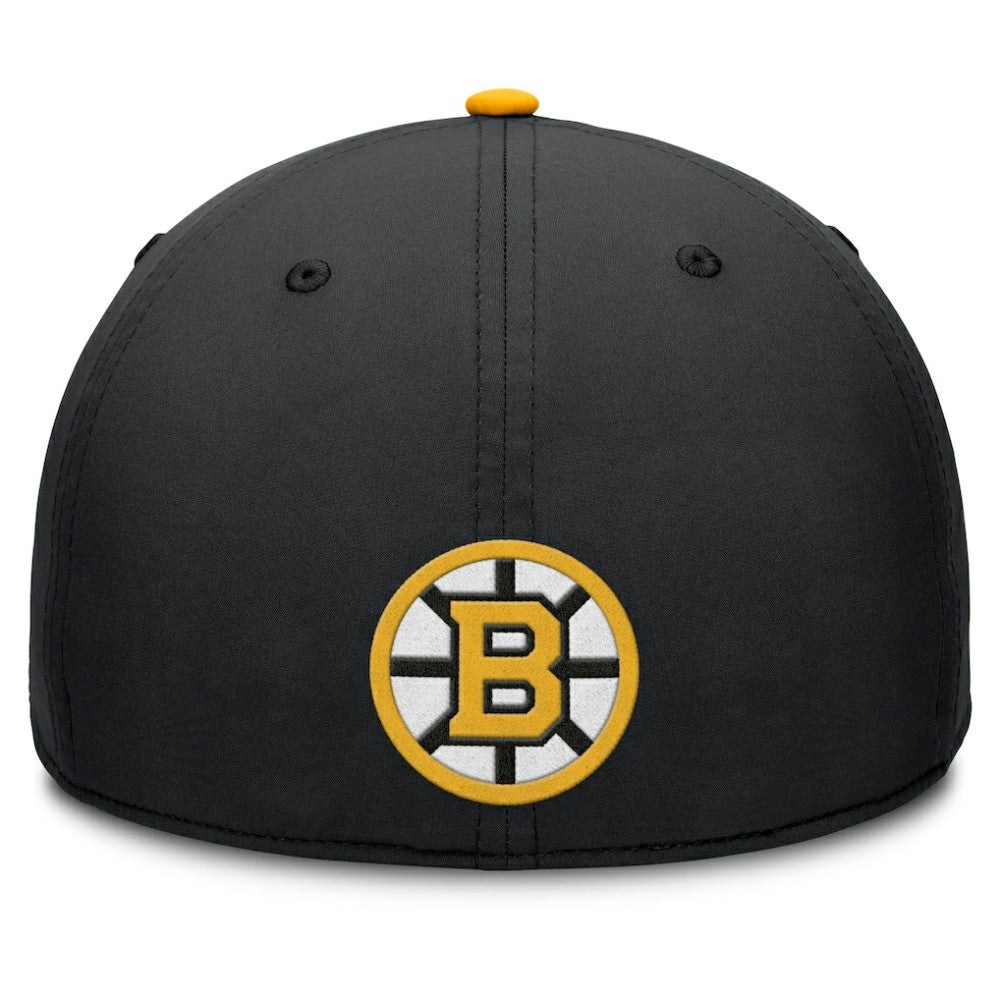 NHL Boston Bruins Fanatics Authentic Pro Rink Team Code Flex Hat - Black/Gold