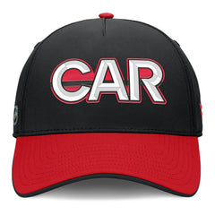 NHL Carolina Hurricanes Fanatics Authentic Pro Rink Team Code Flex Hat - Black/Red