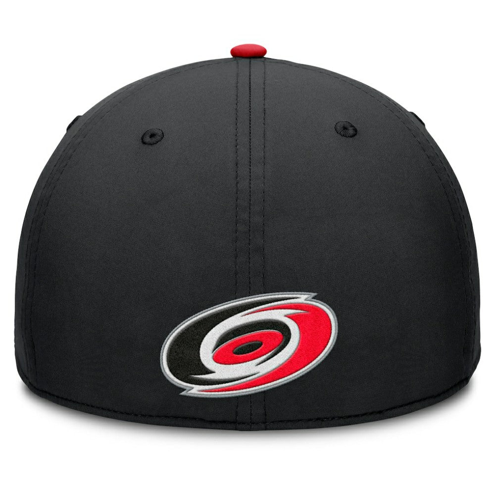 NHL Carolina Hurricanes Fanatics Authentic Pro Rink Team Code Flex Hat - Black/Red