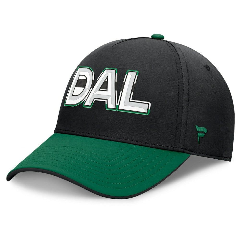 NHL Dallas Stars Fanatics Authentic Pro Rink Team Code Flex Hat - Black/Kelly Green