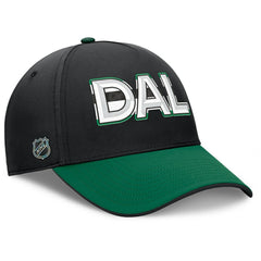 NHL Dallas Stars Fanatics Authentic Pro Rink Team Code Flex Hat - Black/Kelly Green