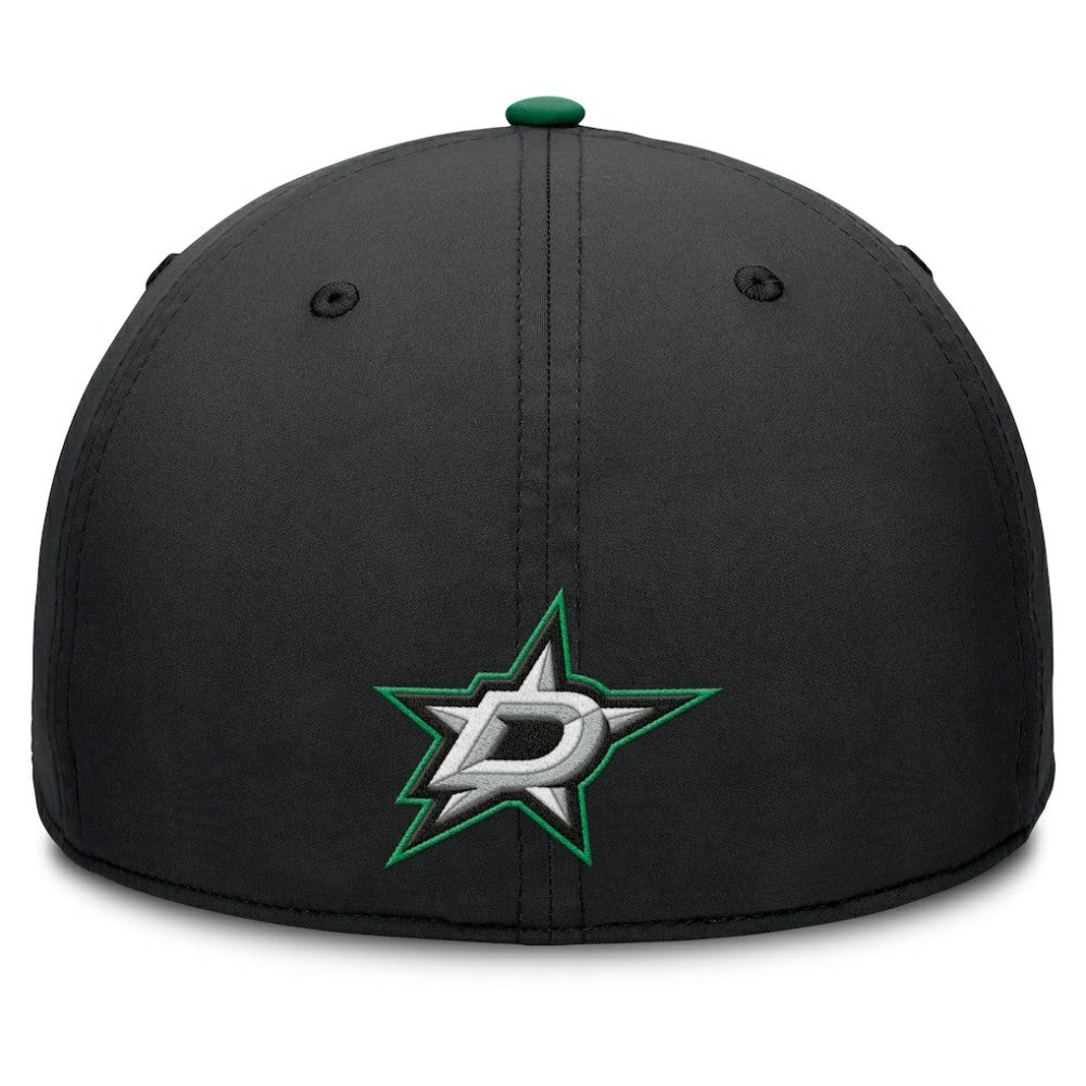 NHL Dallas Stars Fanatics Authentic Pro Rink Team Code Flex Hat - Black/Kelly Green