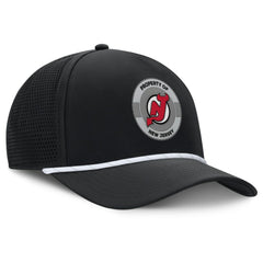 NHL New Jersey Devils Fanatics Authentic Pro Rink Adjustable Hat - Black
