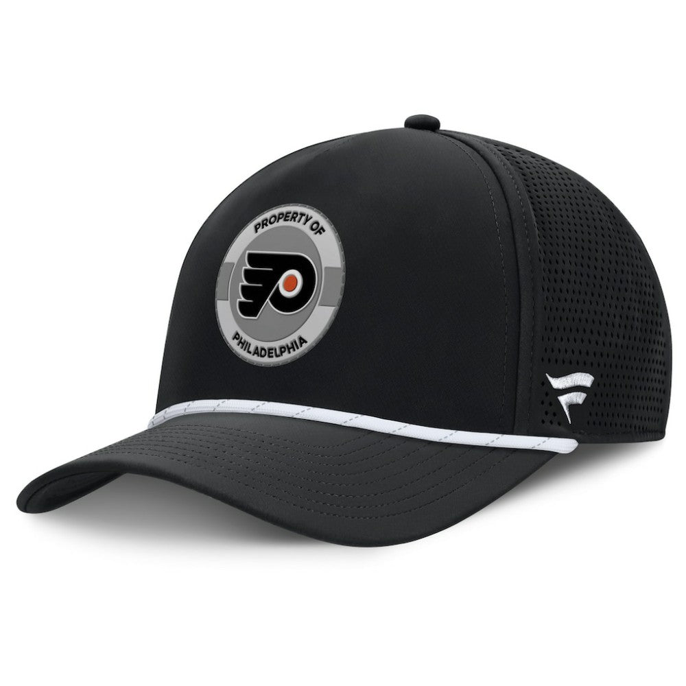 NHL Philadelphia Flyers Fanatics Authentic Pro Rink Adjustable Hat - Black