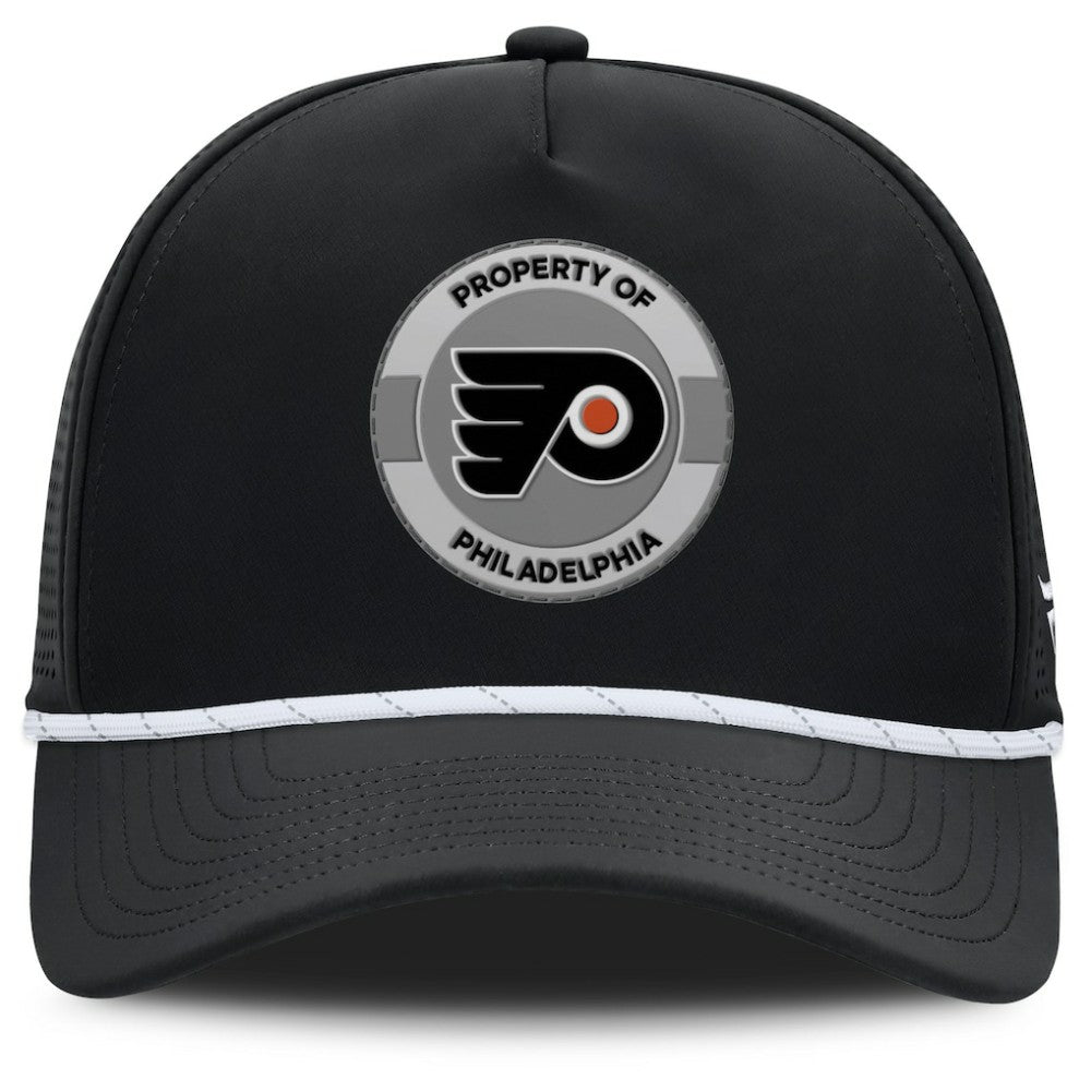 NHL Philadelphia Flyers Fanatics Authentic Pro Rink Adjustable Hat - Black
