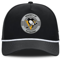 NHL Pittsburgh Penguins Fanatics Authentic Pro Rink Adjustable Hat - Black