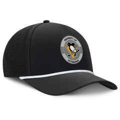 NHL Pittsburgh Penguins Fanatics Authentic Pro Rink Adjustable Hat - Black