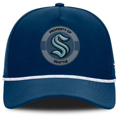 NHL Seattle Kraken Fanatics Authentic Pro Rink Adjustable Hat - Deep Sea Blue