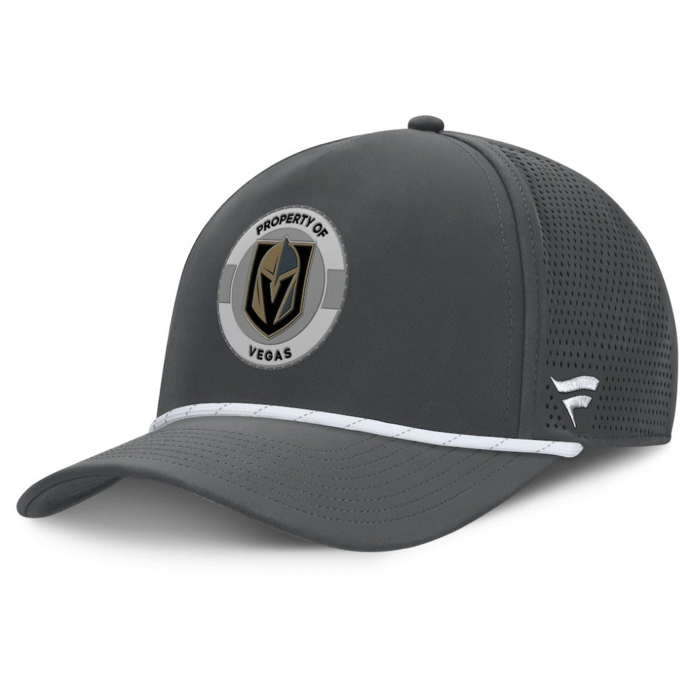 NHL Vegas Golden Knights Fanatics Authentic Pro Rink Adjustable Hat - Charcoal
