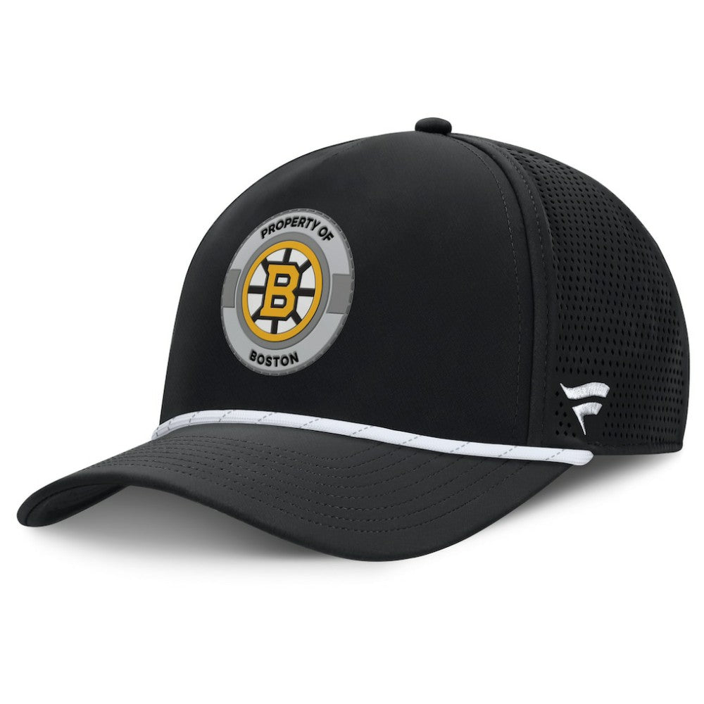NHL Boston Bruins Fanatics Authentic Pro Rink Adjustable Hat - Black