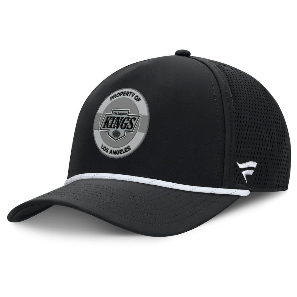 NHL Los Angeles Kings Fanatics Authentic Pro Rink Adjustable Hat - Black