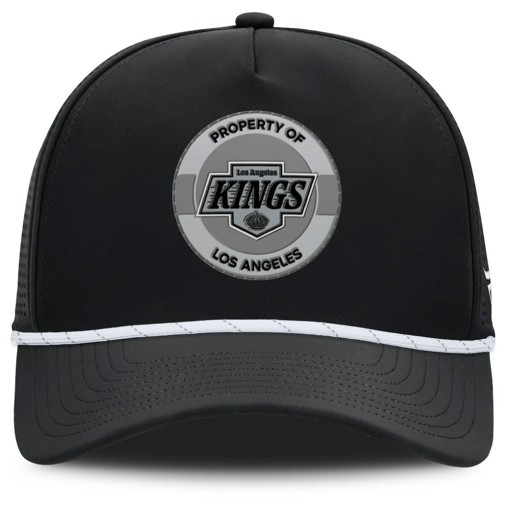 NHL Los Angeles Kings Fanatics Authentic Pro Rink Adjustable Hat - Black