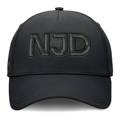 NHL New Jersey Devils Fanatics Authentic Pro Road Team Code Flex Hat - Black