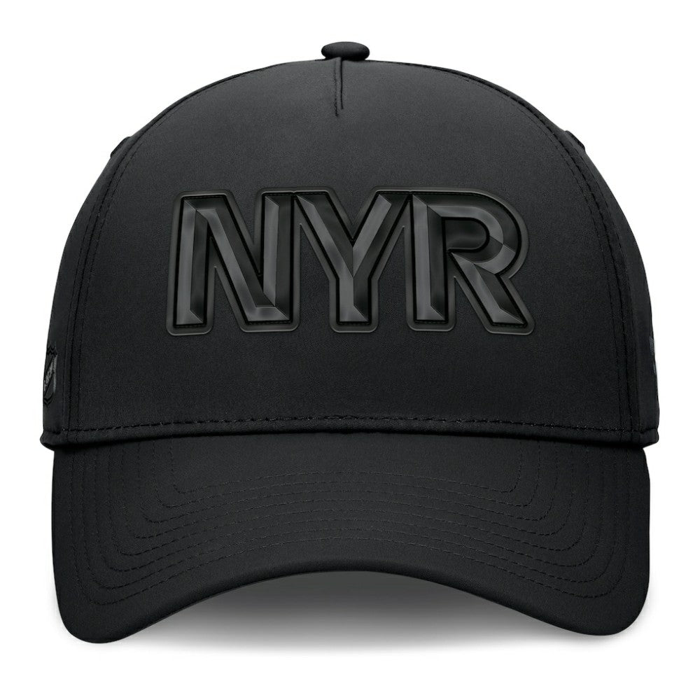 NHL New York Rangers Fanatics Authentic Pro Road Team Code Flex Hat - Black