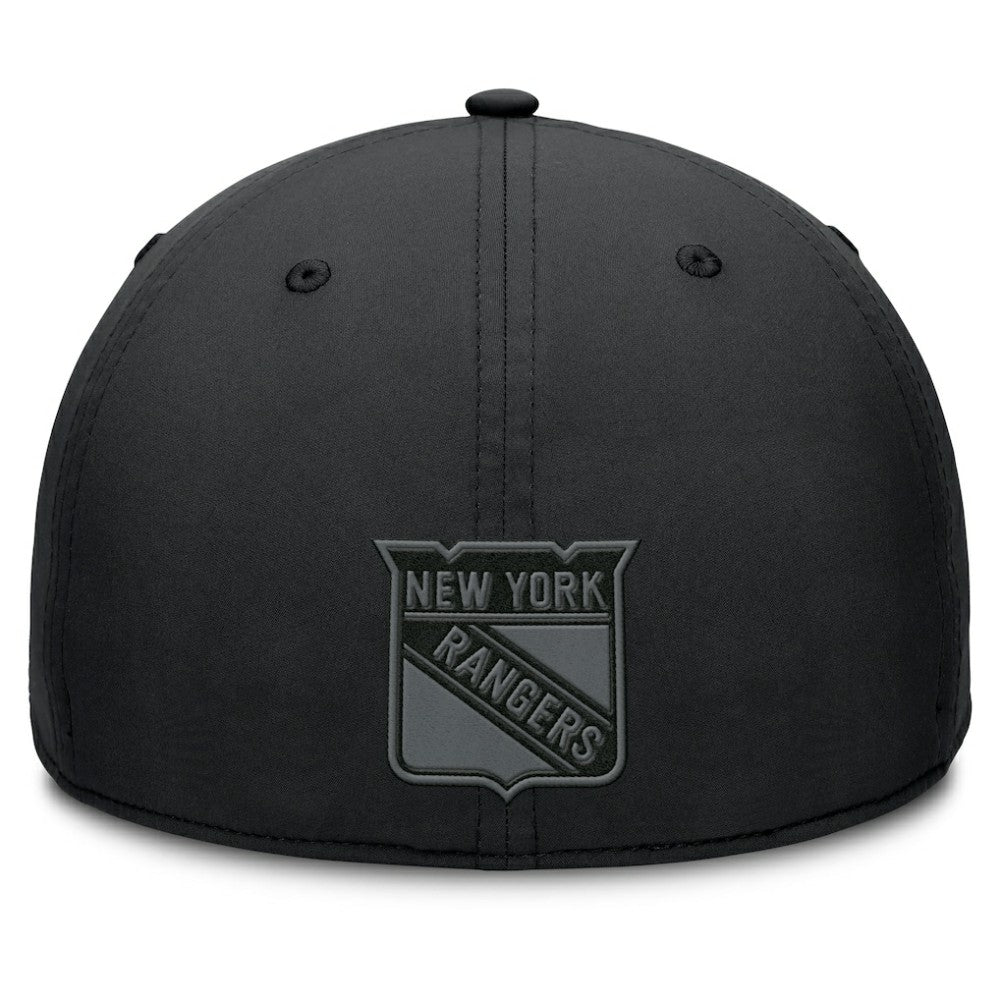 NHL New York Rangers Fanatics Authentic Pro Road Team Code Flex Hat - Black