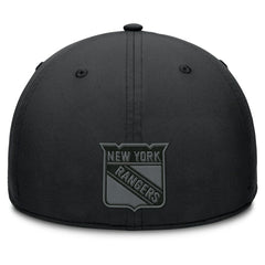 NHL New York Rangers Fanatics Authentic Pro Road Team Code Flex Hat - Black