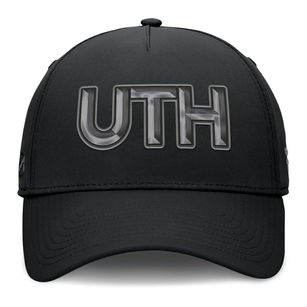 NHL Utah Mammoth Fanatics Authentic Pro Road Team Code Flex Hat - Black