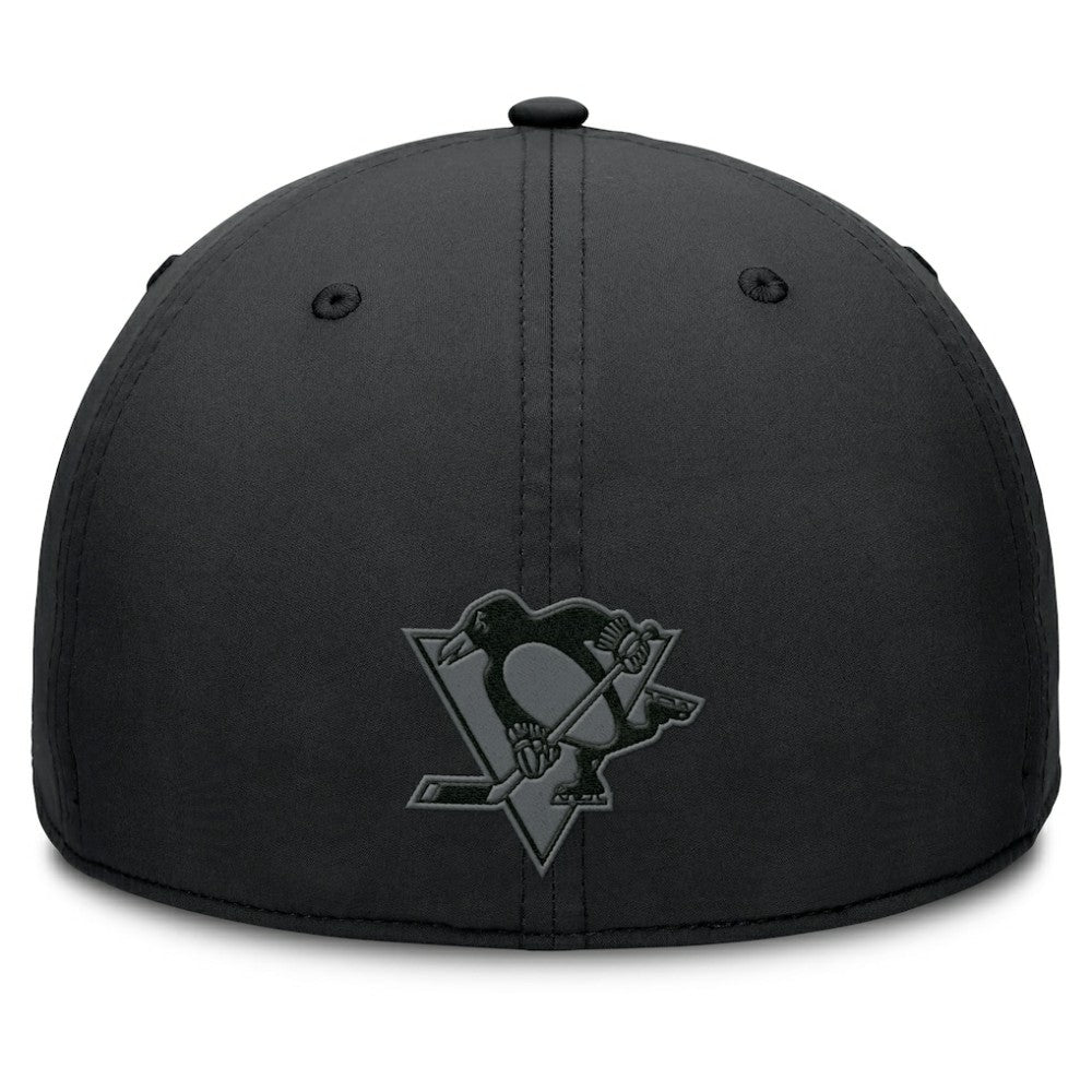 NHL Pittsburgh Penguins Fanatics Authentic Pro Road Team Code Flex Hat - Black
