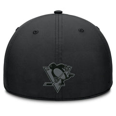NHL Pittsburgh Penguins Fanatics Authentic Pro Road Team Code Flex Hat - Black