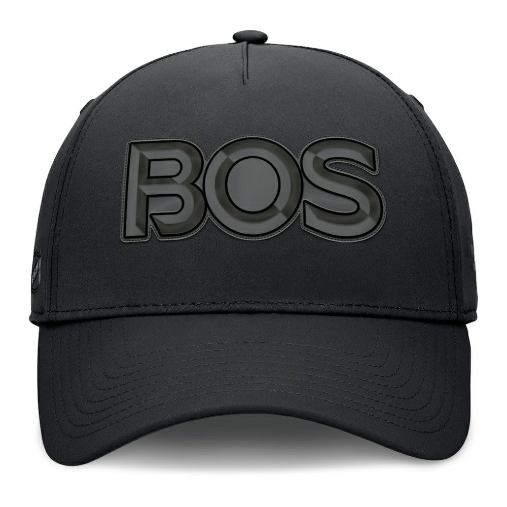 NHL Boston Bruins Fanatics Authentic Pro Road Team Code Flex Hat - Black