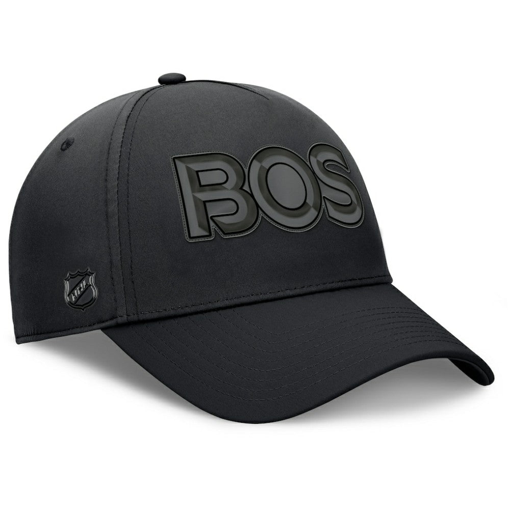 NHL Boston Bruins Fanatics Authentic Pro Road Team Code Flex Hat - Black