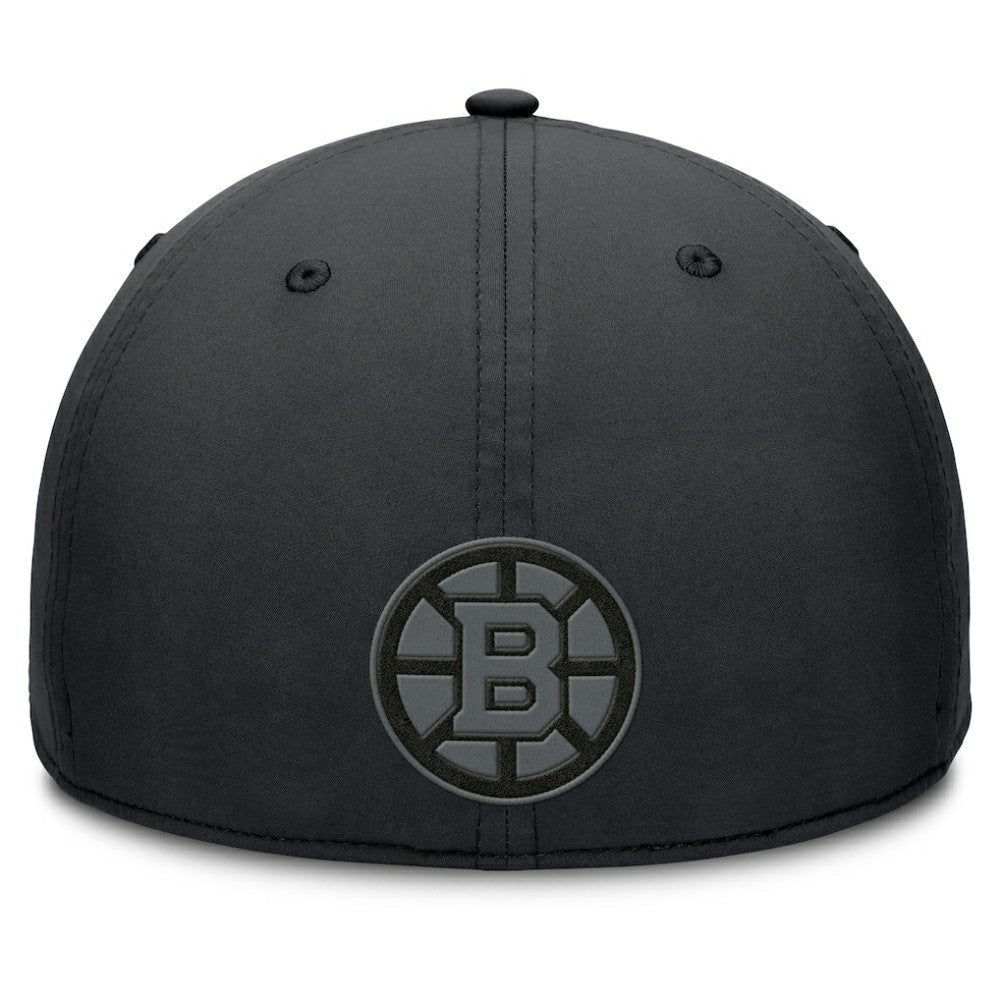 NHL Boston Bruins Fanatics Authentic Pro Road Team Code Flex Hat - Black