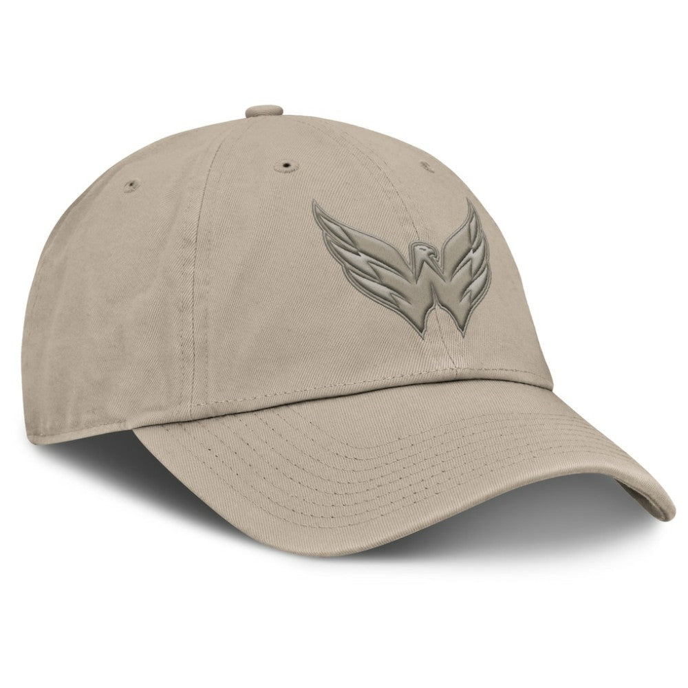 NHL Washington Capitals Fanatics Authentic Pro Road Adjustable Hat - Tan