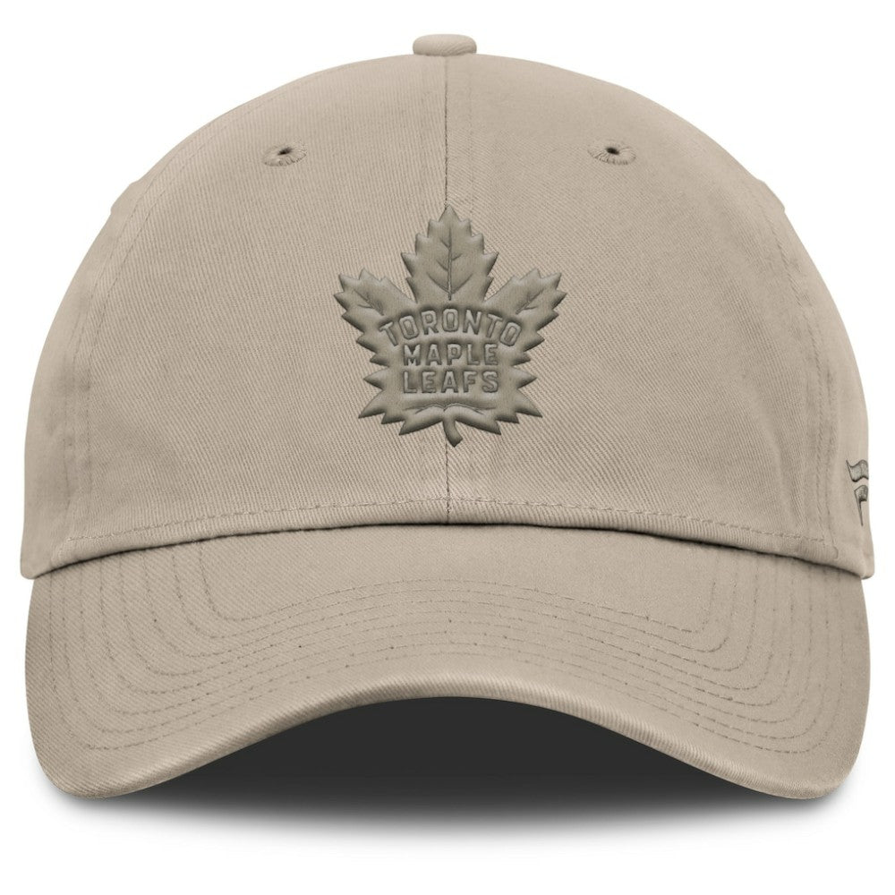NHL Toronto Maple Leafs Fanatics Authentic Pro Road Adjustable Hat - Tan