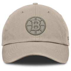 NHL Boston Bruins Fanatics Authentic Pro Road Adjustable Hat - Tan