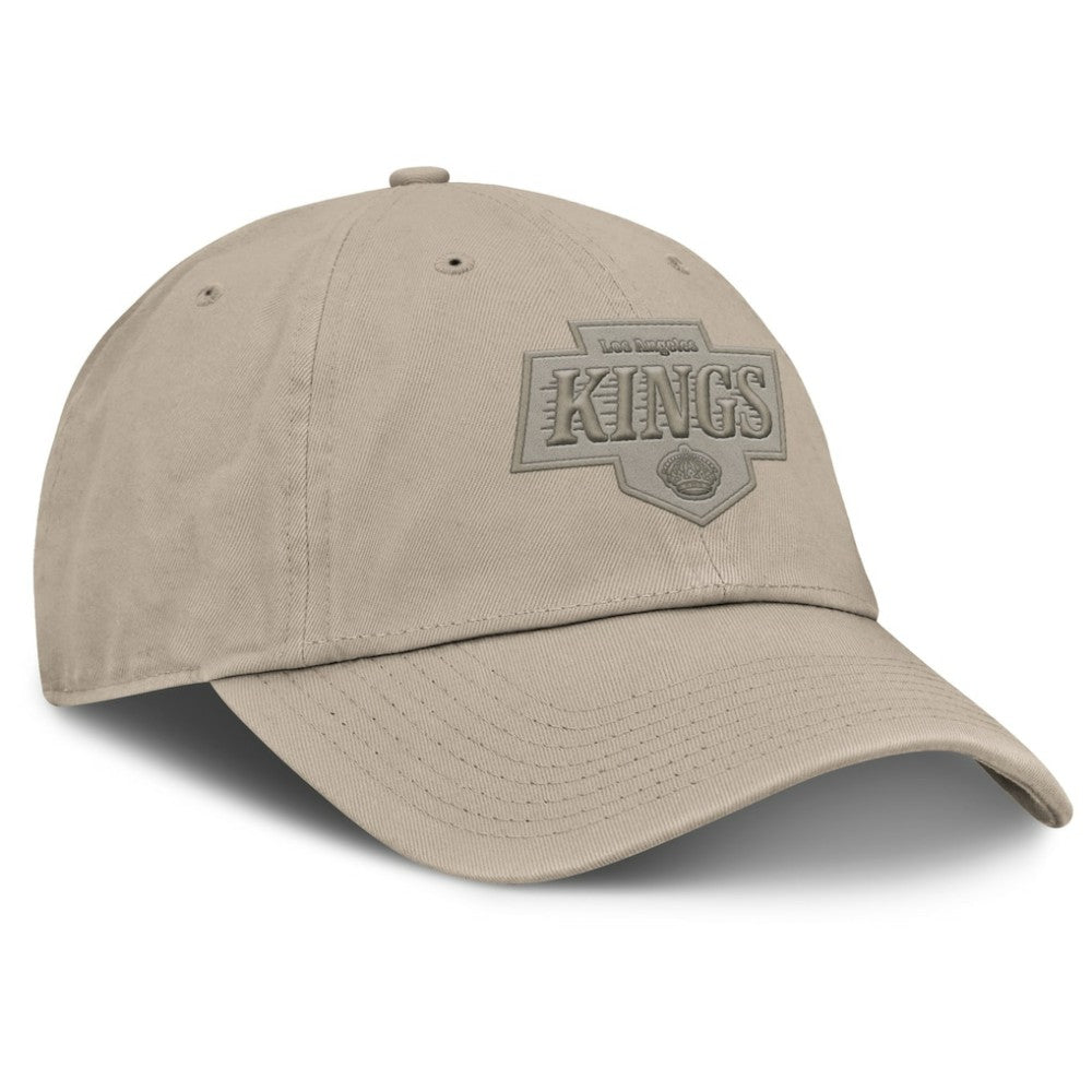 NHL Los Angeles Kings Fanatics Authentic Pro Road Adjustable Hat - Tan