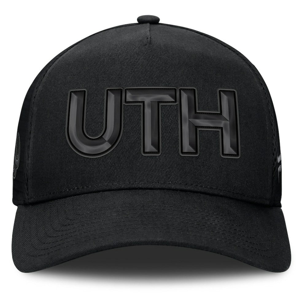 NHL Utah Mammoth Fanatics Authentic Pro Road Team Code Trucker Adjustable Hat - Black