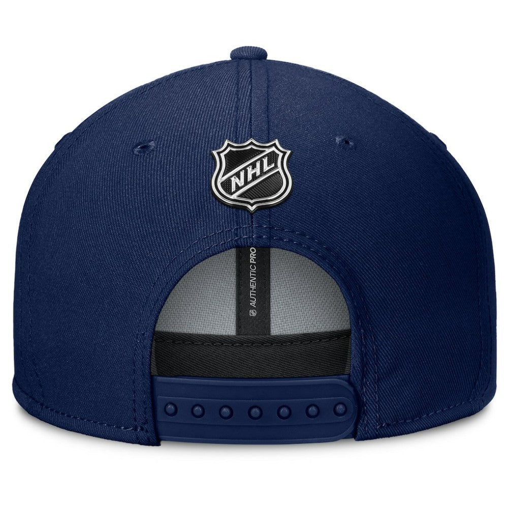 NHL New York Rangers Fanatics Authentic Pro Rink Lockup Snapback Hat - Navy