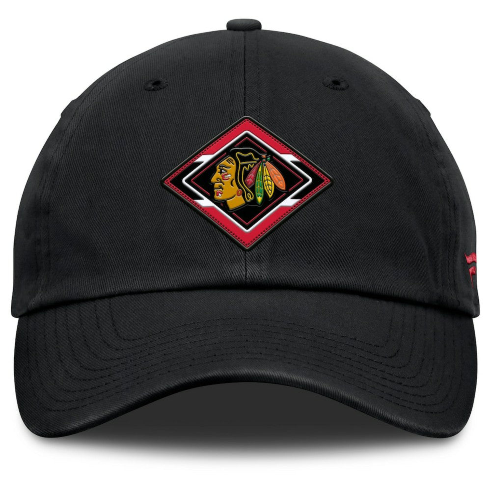 NHL Chicago Blackhawks Fanatics Women's Authentic Pro Rink Adjustable Hat - Black