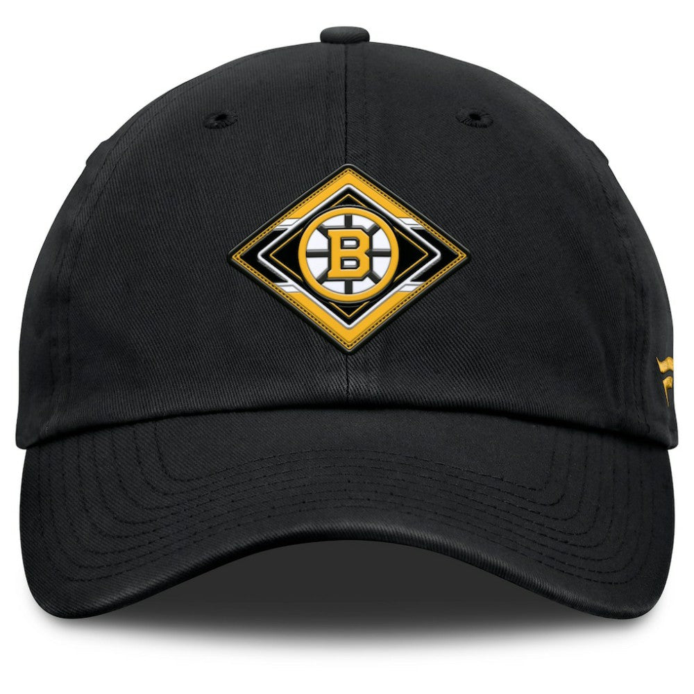 NHL Boston Bruins Fanatics Women's Authentic Pro Rink Adjustable Hat - Black