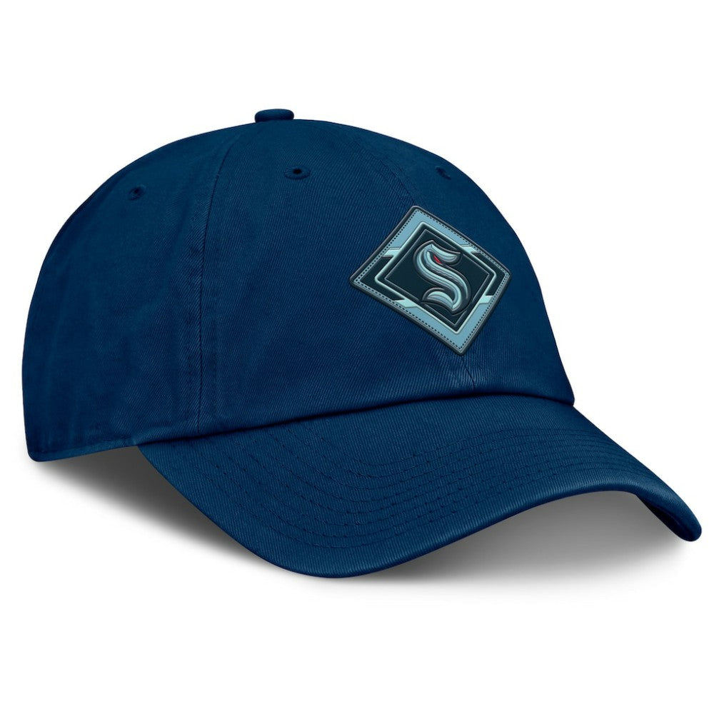 NHL Seattle Kraken Fanatics Women's Authentic Pro Rink Adjustable Hat - Deep Sea Blue