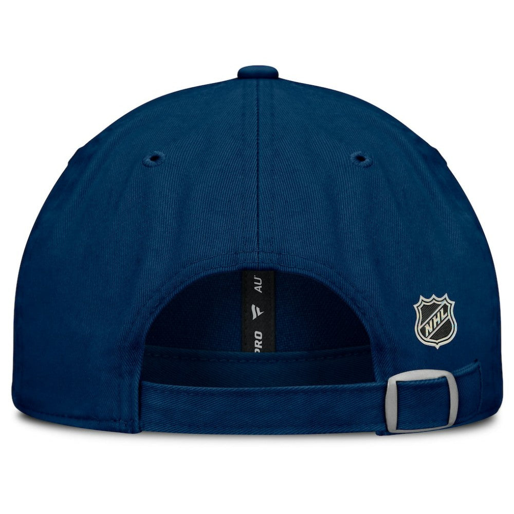 NHL Seattle Kraken Fanatics Women's Authentic Pro Rink Adjustable Hat - Deep Sea Blue